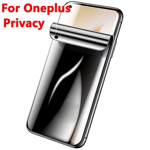 Anti Peeping Spy Hydrogel Screen Protector For Oneplus 5/6/7/8T Pro Protective - Picture 1 of 5