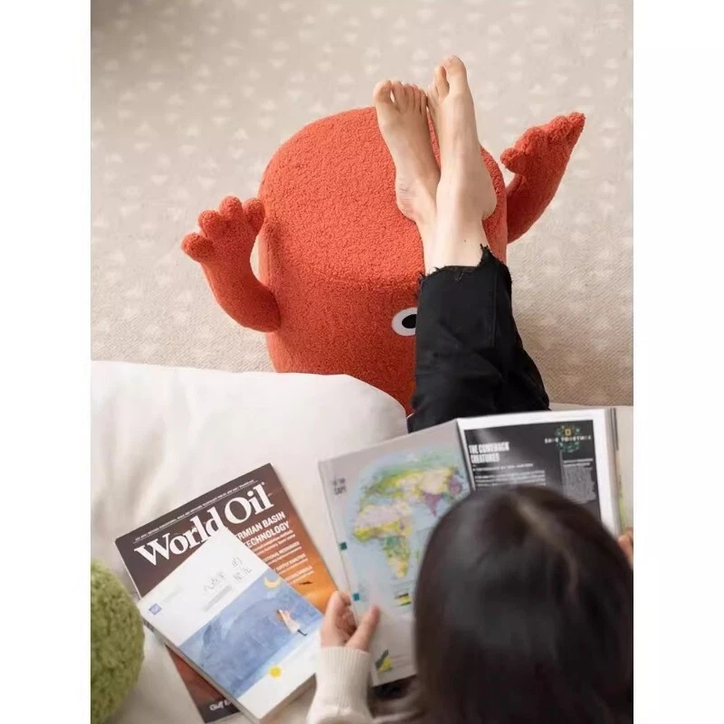  Retro  Instagram style low stool for  home entrance, shoe changing stool   - Image 3 of 4