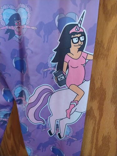 Lootcrate Lootwear Exclusive Bob’s Burgers Tina Belcher Purple Leggings Gr. XL - Bild 4 von 7