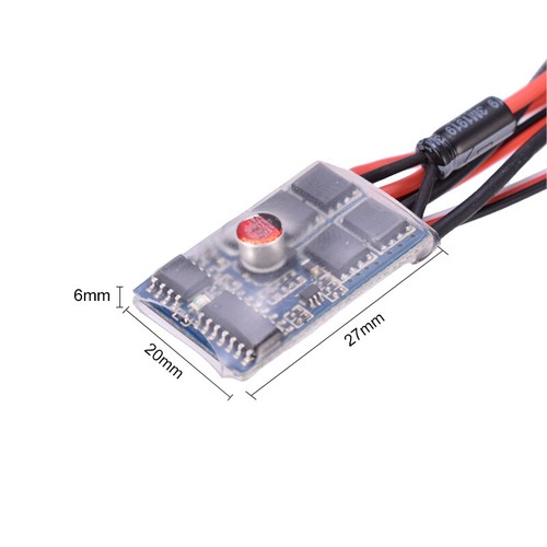 10A Brushed ESC für 1/16 1/18 1/24 Car Tank Crawler WPL C24 B16 B24 B36 RC Boot - Bild 9 von 9