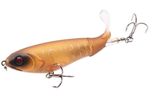 Cebos Whopper Popper Water Top Cola Giratoria Bajo Trucha Crankbaits 20201 26 - Imagen 9 de 11
