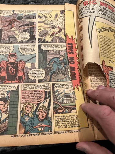 FANTASTIC FOUR # 39 KE DR.DOOM PORTADA PÁGINAS DE ANUNCIOS ROTAS FALTAN COMPLETAS - Imagen 17 de 18