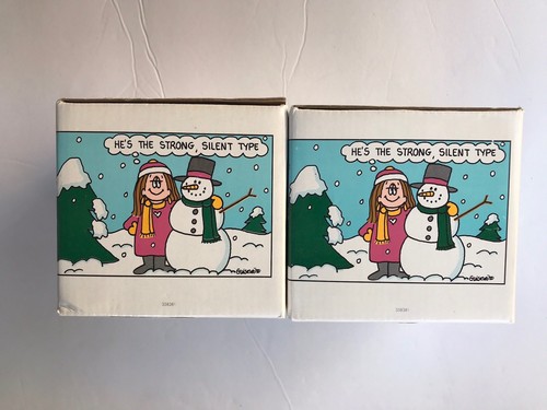 Taza de cerámica vintage Cathy He's The Strong tipo silencioso nueva caja lote de 2 - Imagen 3 de 8