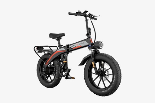 Luckeep 1500W Peak 32MPH Folding Electric Bike 20" Fat Tire City Cargo Ebike - Picture 19 of 26