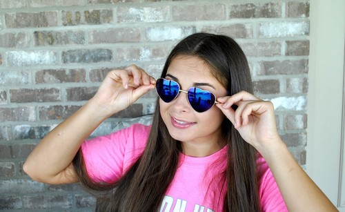 3 PAIRS HEART SHAPE SUNGLASSES GOLD and SILVER METAL FRAME MIRROR COLORED LENS - Picture 17 of 18
