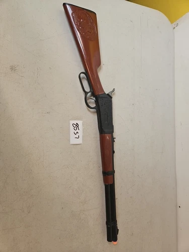 rare Marx Toys 593 Indian Bear Rifle Toy Gun lever cowboy western 85S7