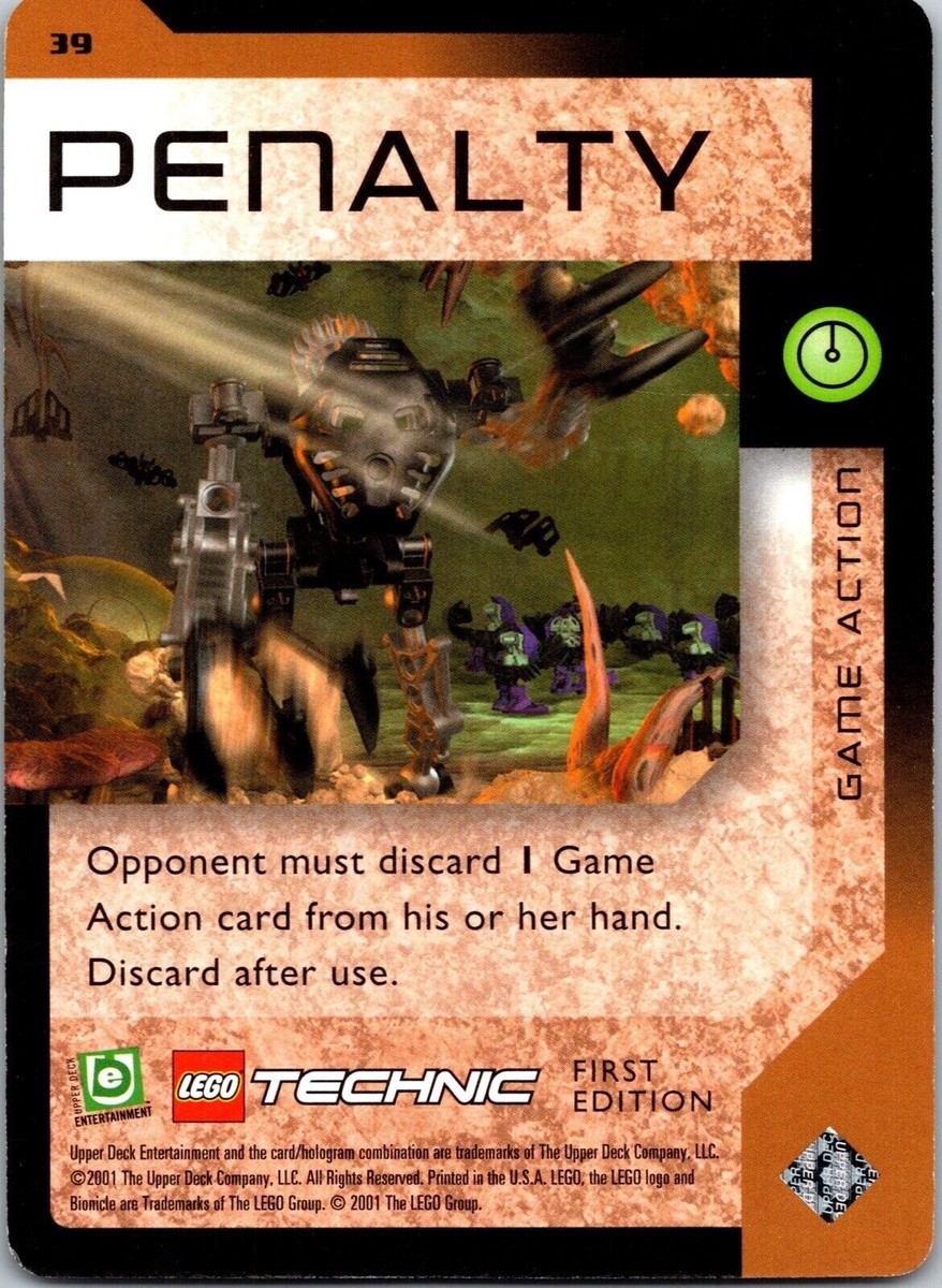 2001 Penalty 39 Bionicle Quest For The Masks Upper Deck Trading Card TC CC eBay