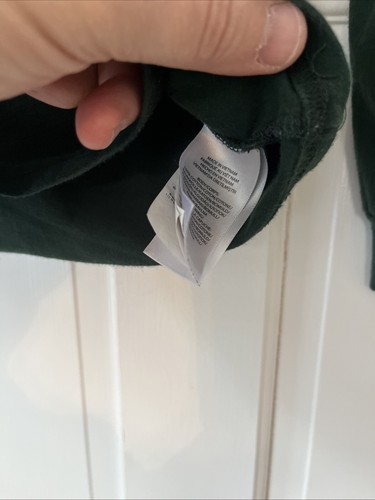 Polo By Ralph Lauren Polo Bear Youth Size 5 Dark Green Hooded Long Sleeve Shirt - Picture 5 of 9