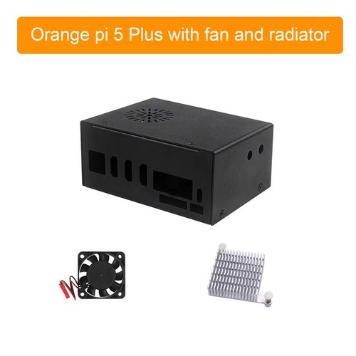 Orange pi 5 Plus metal cooling case con ventola e antenna esterna WIFI H7 H7 - Bild 9 von 14