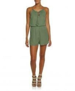 womens khaki playsuit