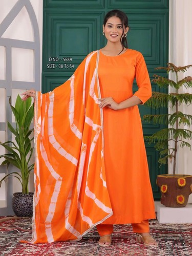 Plus Size 7XL Salwar Kameez Ready To Wear Anarkali Festival Top Tunic Combo New - Picture 13 of 18