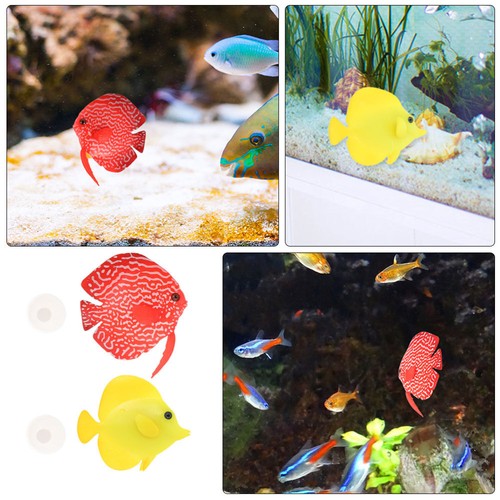 2Pcs Aquarium Decoration Fake Fish Artificiales Para Goldfish - Picture 12 of 12