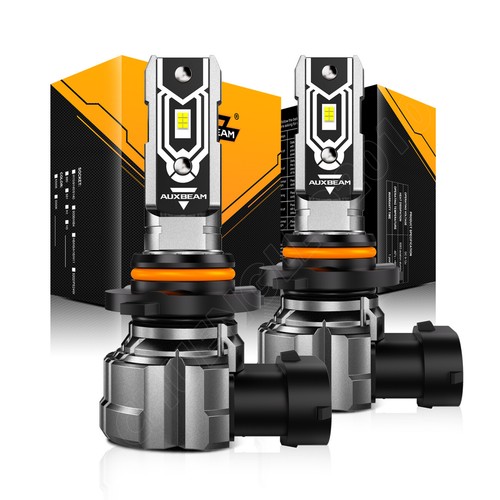 AUXBEAM 9005 LED Headlight Super Bright Bulbs Kit 120W 25000LM 6500K High Beam - Picture 1 of 12