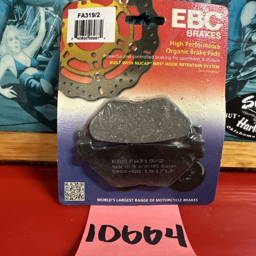 EBC FA319/2 Organic Brake Pads Yamaha Motorcycles Raider Stratoliner  Vstar - Picture 2 of 24