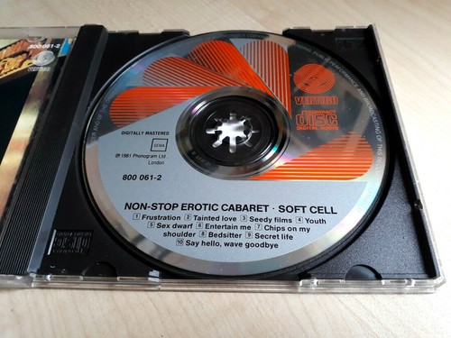 Soft Cell - Non-Stop Erotic Cabaret - CD - Red Vertigo Swirl -West Germany - - Imagen 3 de 3