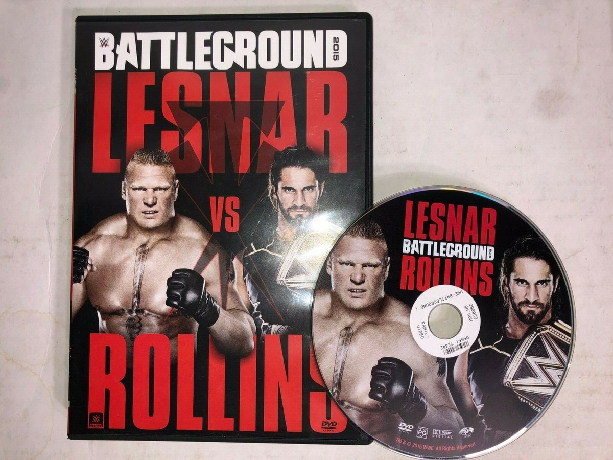 WWE バトルグラウンド [DVD] WWE: Battleground 2015 (DVD, 2015) Wrestling, Brock Lesnar