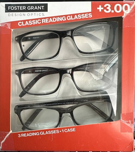 Design Optics by Foster Grant KLASSISCHE Lesebrille 3 Stück. SORTE - Bild 27 von 30