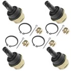 4 Front Upper Lower Knuckle Ball Joint For Honda TRX300FW Fourtrax 300 4X4 88-00