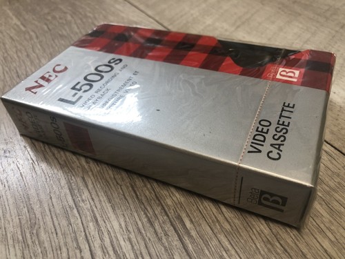 NEC Betamax L-500s Beta Blank Video Cassette Tape 130min NEW & SEALED (MOULDY) - Picture 3 of 5