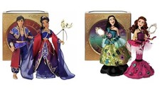 D23 2024 Jasmine & Aladdin + Anastasia & Drizella Midnight Masquerade Dolls Sets