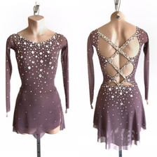 ice figure skating competition dress Gymnastics costume dance Dress dyeing