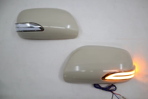 LED Sequential Mirror Light+Cover,Turn Light DRL Fit Toyota Corolla Altis 09-13