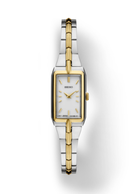 Seiko Essentials SWR044 Two Tone Steel 19 mm Petite Quartz Women's
