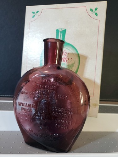 Vintage Purple Glass Holly City Bottle Hand Made South Jersey Glass Bicentennial - Picture 11 of 15