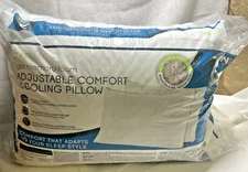 PureLUX Gel Memory Foam Adjustable Comfort Pillow Queen 2 Pack