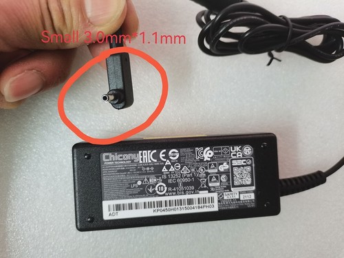 Original Chicony 19V 2.37A 45W Adapter for Acer Aspire A515-46 Laptop N18Q13 - Picture 2 of 6