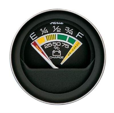 #ad Faria Coral Black 2quot; Water Pressure Gauge Kit 30 PSI F13003 $84.51