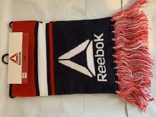 Reebok Logo Scarf Red White And Blue NWT