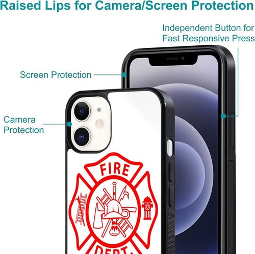 Firefighter Fire Paramedic Rescue For Samsung Galaxy Apple iPhone 14 15 - Picture 13 of 25