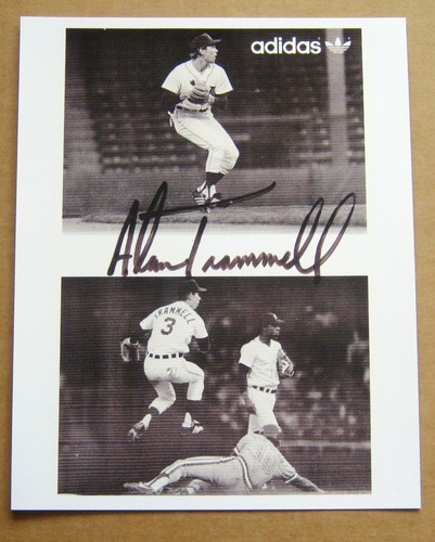  Detroit Tigers Alan Trammell signed Adidas Ad COPY 1984 World Series Champions  - Bild 2 von 2