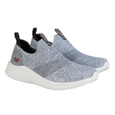skechers ultra flex jacquard slip on shoes