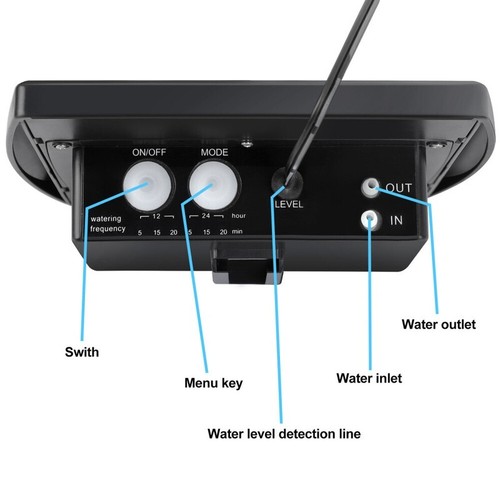 Timer Bewässerungset Solar Automatisch Pflanzen Bewässerung Bewässerungssyste DE - Bild 9 von 23