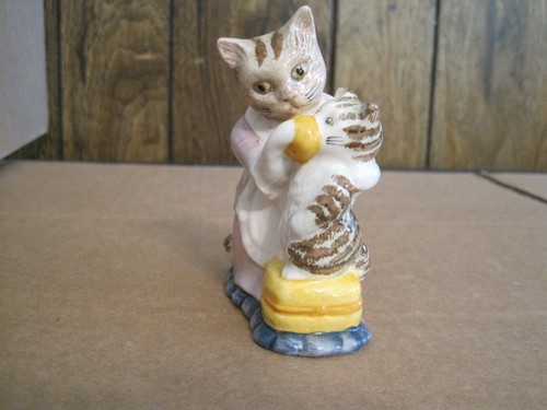 1976 BEATRIX POTTER TABITHA TWITCHIT MISS MOPPET F. WARNE & CO BESWICK ENGLAND - Picture 4 of 19