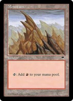 Mountain (Left) Tempest Light Play MTG Magic DNA GAMES