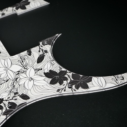 Ibanez Jem Series Pickguard • Magnolia Flowers • Custom Pickguard • Graphic - Picture 10 of 12