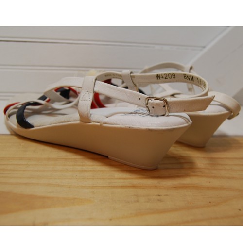 Vintage Rockport Sunlights sandals Women's 8 1/2 NWT red, white and blue heels - Picture 14 of 15