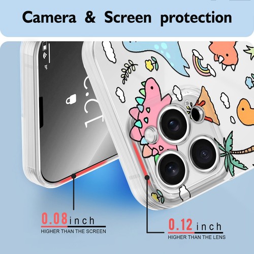 For iPhone 16e 14 13 12 11 15 Pro Custom Phone Case Cartoon Silicone Skin Cover - Picture 78 of 105