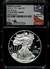 2020-W $1 Proof American Silver Eagle - NGC PF 69 Ultra Cameo - V75  BS66
