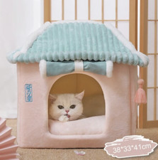 Sakura Cat Bed Soft Colorful Small Dog Small Pet Cute Nest 3 Sizes Many Colors