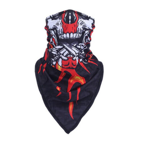 Summer UV Protection Scarf Ghost Skull Face Mask Outdoor Bandana for Men Women - Picture 23 of 28