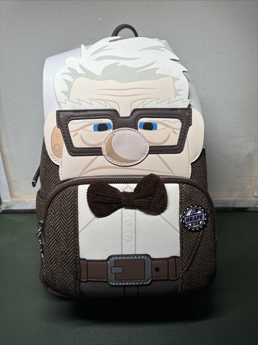 Loungefly Disney Pixar UP Mini Backpack Carl Suit Cosplay Mini Backpack - NEW! - Picture 1 of 21