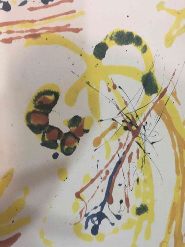 Jackson Pollock Offset Lithograph 50X70 Cm Signed On Plate With Certificate - Picture 4 of 8