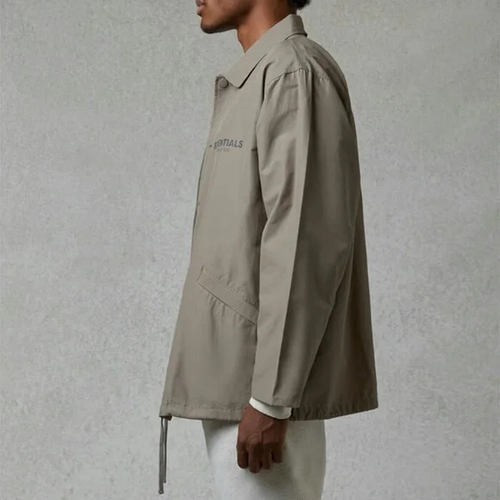 FOG Fear of God Essentials Oversized Coaches Jacket in Taupe Men’s Large - Bild 2 von 10