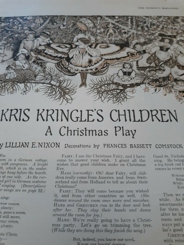 The Womans Magazine December 1912/ Cutouts& Christmas Stories - Imagen 7 de 9