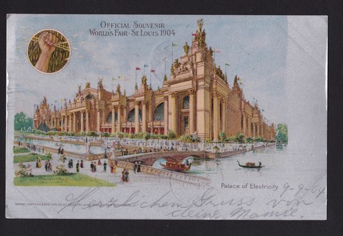 1904 Kupples Palace of Electricity St. Louis Weltausstellung Ausstellung Postkarte - Bild 1 von 2