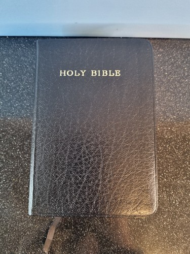 Ruby Text Bible Eyre & Spottiswoode Scottish Psalms Black Leather Gold Edge VGC - Picture 19 of 24